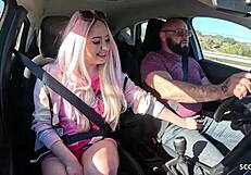 i seduced old german uber driver for raw outdoor sex!
