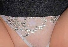 he pumps her skinny milf pussy full leaving a massive dripping creampie inside