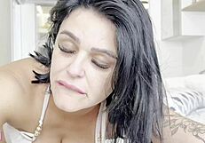 husband left so i fucked doorman hard!