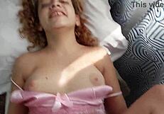 stepbro's thick cock drives bony latina wild in taboo bathroom bang