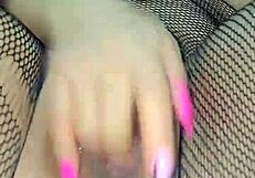 colombian rabbitquiky gapes huge ass with massive anal dildo toy