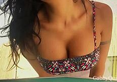 hey gabby quinteros that big clit toy play on wet milf pussy looks tempting