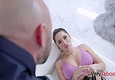 stepuncle pervs on mj fresh's big tits ass in taboo hardcore ride