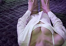 i tease my clit slow then slide dildo deep in my wet shaved pussy