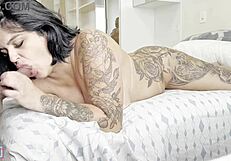 husband left so i fucked doorman hard!