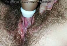 Watch This Dirty Hairy Pussy With Huge Clit Drip Cum Close Up!