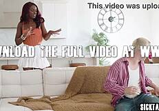 Guy caught jerking by naughty ana foxxx roommate but she was wrong