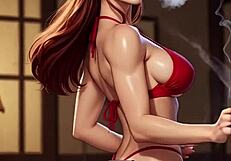 Anime babes wrestle in wedgie fights with hilarious bloopers and fails!