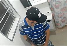 What if a stranger bends her over the bar toilet for public ass pounding?