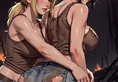 Anime babes wrestle in wedgie fights with hilarious bloopers and fails!