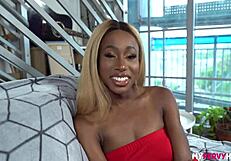 Kinsley Karter Trades Ebony Pussy For Car Keys