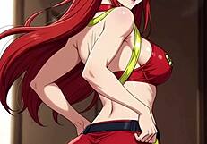 Anime babes wrestle in wedgie fights with hilarious bloopers and fails!