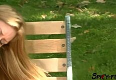 Blonde Big Natural Tits Hottie Ripped Clothes Fucked Outdoors Vintage Style