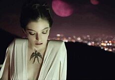 emo goths share kisses in pantyhose to disclosure magnets ft lorde