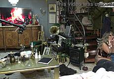 what happens backstage when client facializes sexy odette delacroix?