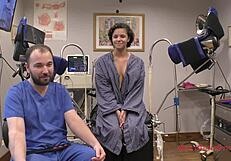 hey neighbor rebel wyatt spreads shaved pussy in first gyno