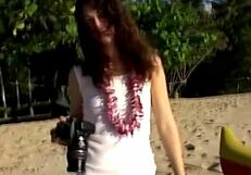 so this pretty amateur teen beauty gives a hot blowjob to her young mature friend