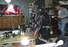 what happens backstage when client facializes sexy odette delacroix?