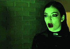 emo goths share kisses in pantyhose to disclosure magnets ft lorde