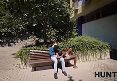 you bent over this ebony slut for interracial doggystyle right