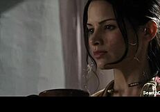lucy lawless and katrina law bare big tits in spartacus scenes