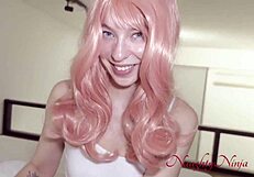 hey step-sis, you really think you can beat me at no nut november with that fat ass?