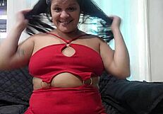 Fat Latina big ass diaba morena kneels for hardcore fetish pounding