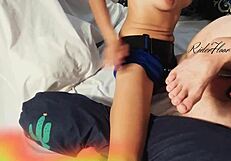 ready for your mistress to tease that locked chastity cage, slave?