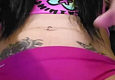 tiny emy angel spreads sexy ass pussy for intense hardcore pounding action