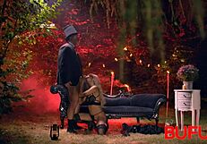 can you handle veronica leal's rough halloween anal in all holes outdoors?