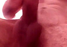 big dick guy cums hard all alone