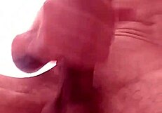 big dick guy cums hard all alone