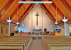 Sexnote game tempts old widow granny to deepthroat fat young cock at church wedding