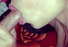 Desi mature asian with big shaved tits sucks and fucks homemade with young couple's huge cock