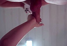 stepsister punished in garage for skipping homework sheer top