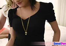 Busty teens Christiana Cinn Alex Tanner Riley Reynolds and Miya Stone chase old monster cocks for epic group pounding