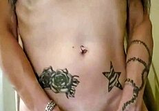 tiny emy angel spreads sexy ass pussy for intense hardcore pounding action