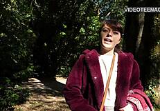 Ever wonder how a cute 18yo french brunette next door takes rough doggystyle pounding in first casting with toys?