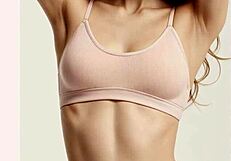 Sweet lingerie models tease in panties and barefoot poses