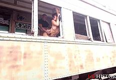 White Sluts Face Monster Black Cock In Retro Interracial Doggystyle Classic