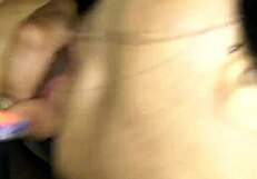 Masked Slut Spits and Sucks Cock in Sloppy Wet Blowjob