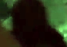 ebony babe's massive titties drenched in hot cumshot