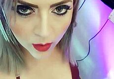 zaramontoya dedicates webcam vid to victor shoving 60cm huge dildo deep