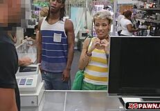 I watch luscious babe take hard banging from group