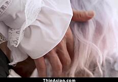 stunning asian babe kimmy kim flaunts her petite tight figure up close