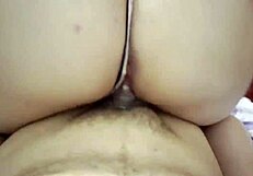 curvy mexican milf secretary rides neighbor's huge cock cowgirl style