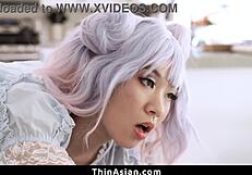 stunning asian babe kimmy kim flaunts her petite tight figure up close