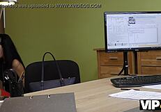 unemployed morena's only choice: strip for cash sex casting