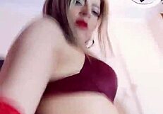 zaramontoya dedicates webcam vid to victor shoving 60cm huge dildo deep