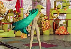 Hatsune Miku nude mod reveals big tits ass in Project Diva